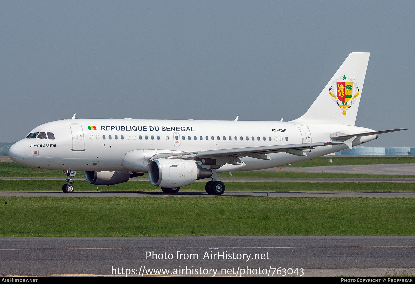 Aircraft Photo of 6V-ONE | Airbus ACJ319 (A319-115/CJ) | République du Sénégal | AirHistory.net #763043