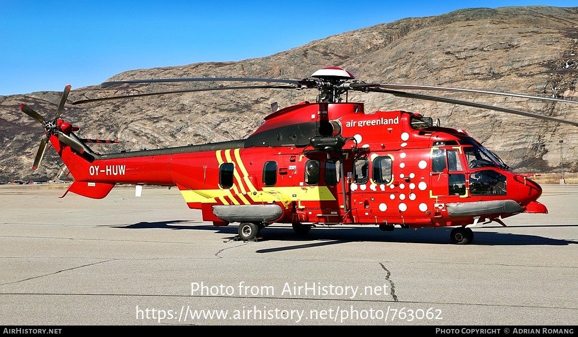 Aircraft Photo of OY-HUW | Eurocopter EC-225LP Super Puma Mk2+ | Air Greenland | AirHistory.net #763062