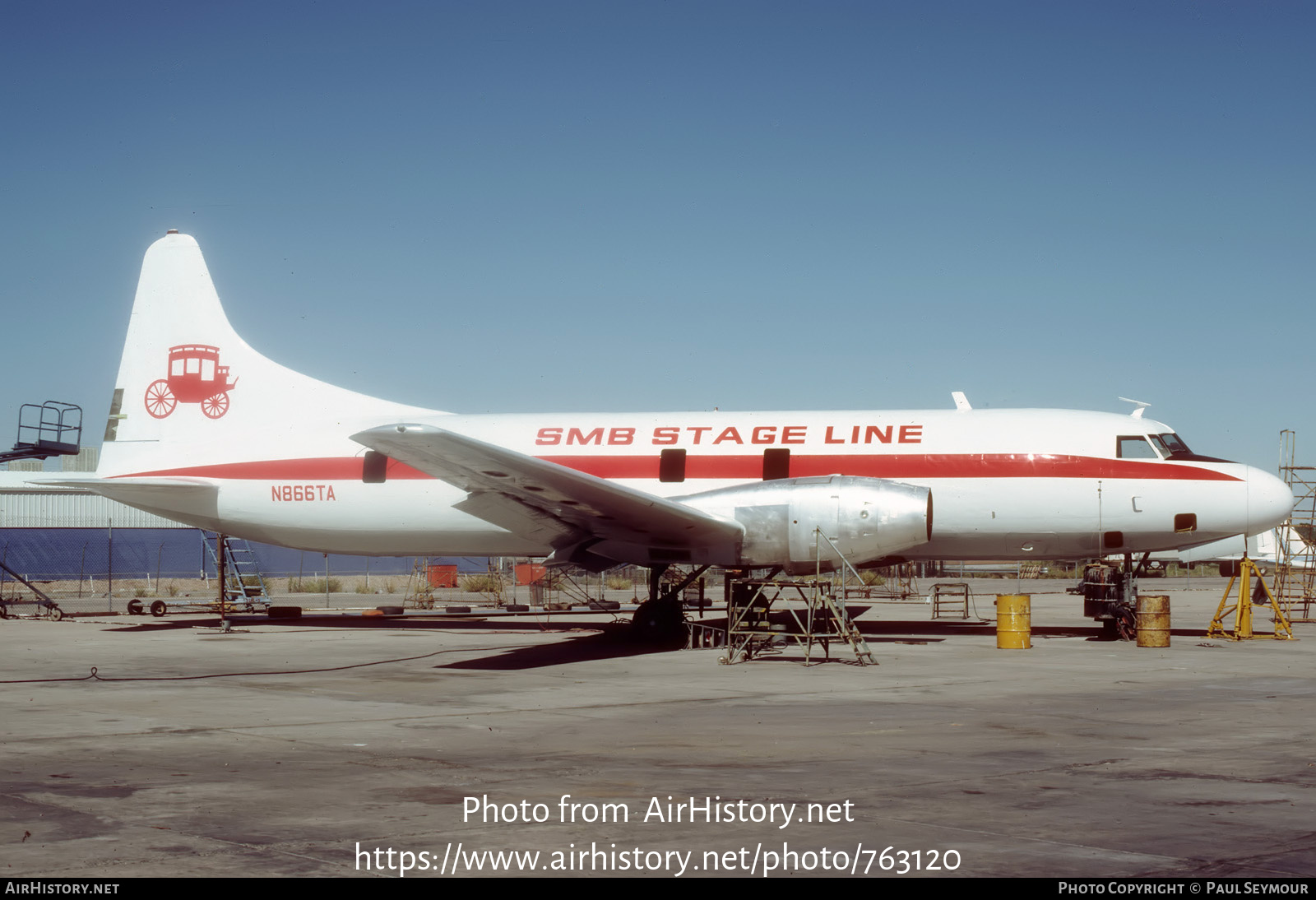 Aircraft Photo of N866TA | Convair 640/F | SMB Stage Line | AirHistory.net #763120