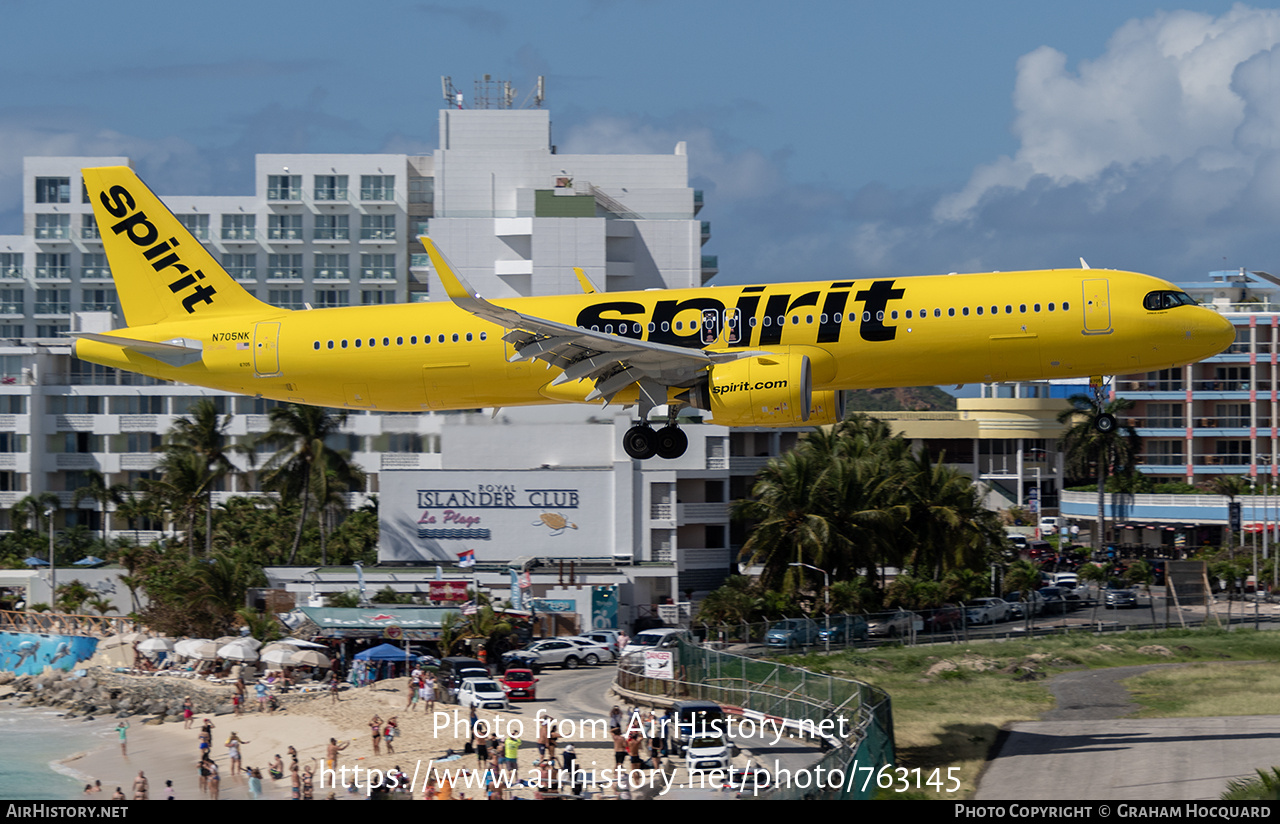 Aircraft Photo of N705NK | Airbus A321-271NX | Spirit Airlines | AirHistory.net #763145