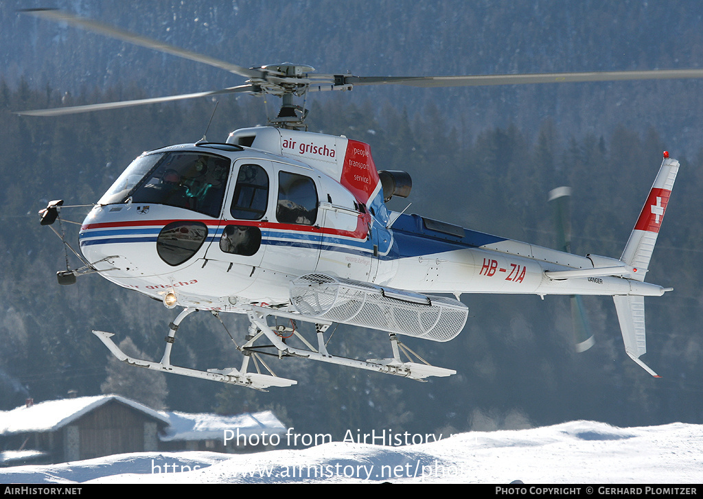 Aircraft Photo of HB-ZIA | Eurocopter AS-350B-3 Ecureuil | Air Grischa | AirHistory.net #763276