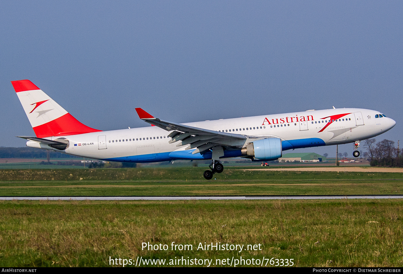 Aircraft Photo of OE-LAN | Airbus A330-223 | Austrian Airlines | AirHistory.net #763335