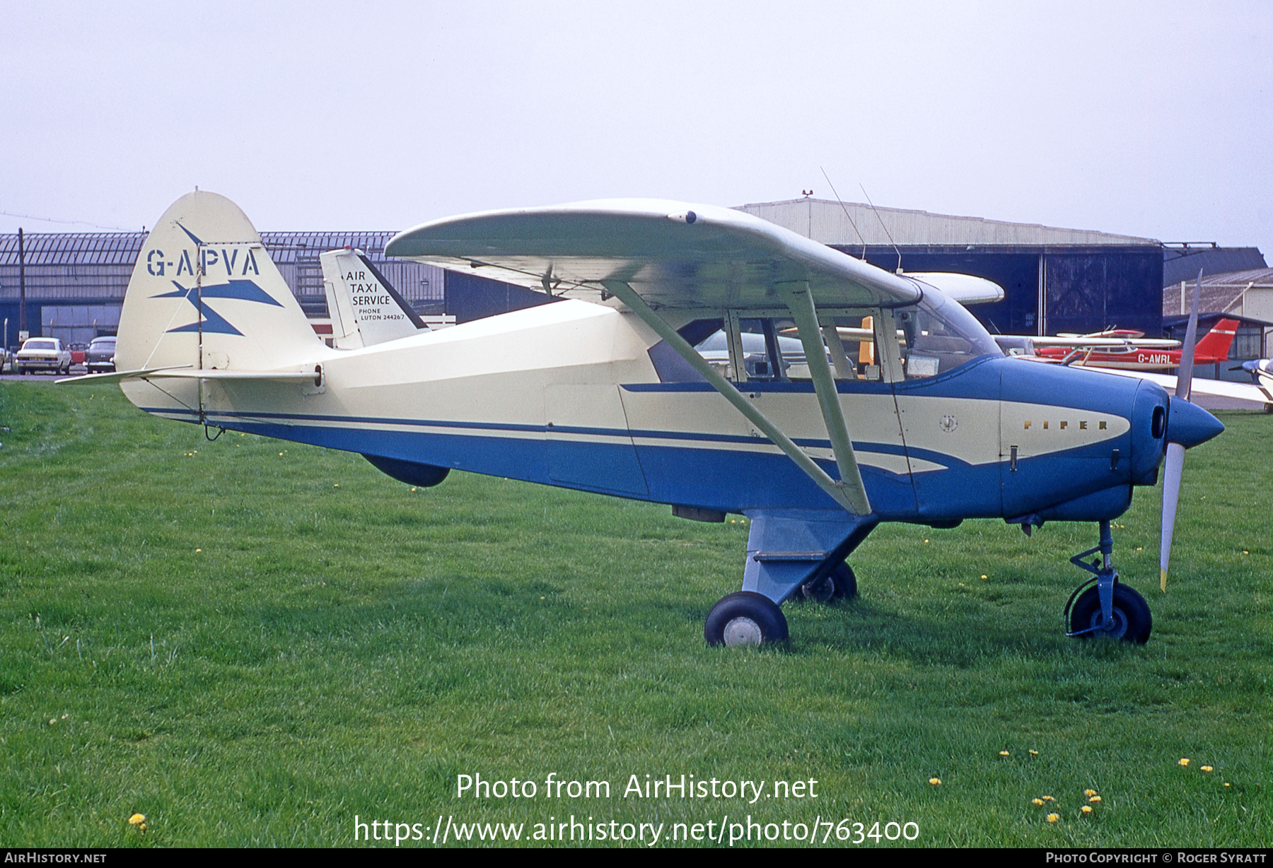 Aircraft Photo of G-APVA | Piper PA-22-160 Tri-Pacer | AirHistory.net #763400