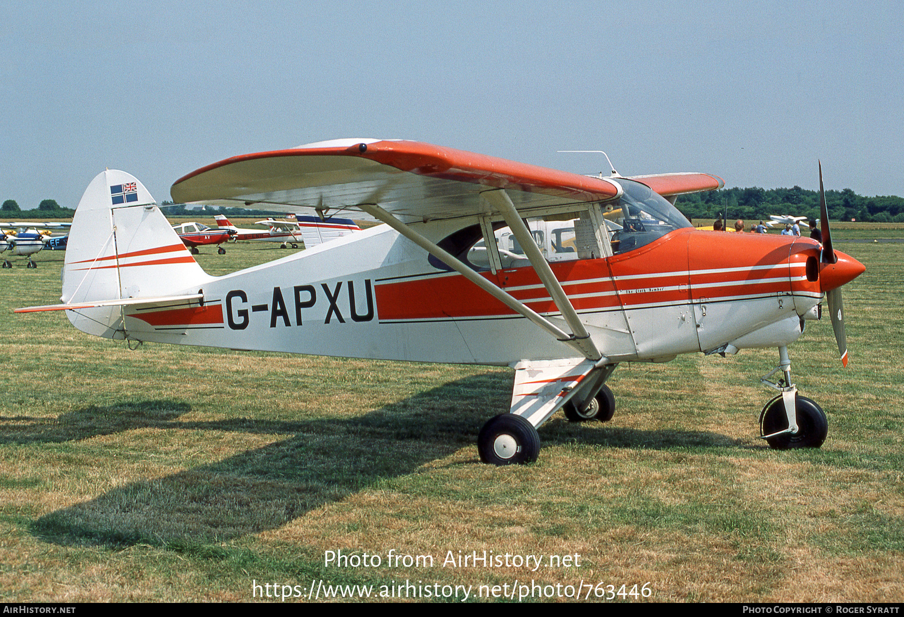 Aircraft Photo of G-APXU | Piper PA-22-160 Tri-Pacer | AirHistory.net #763446