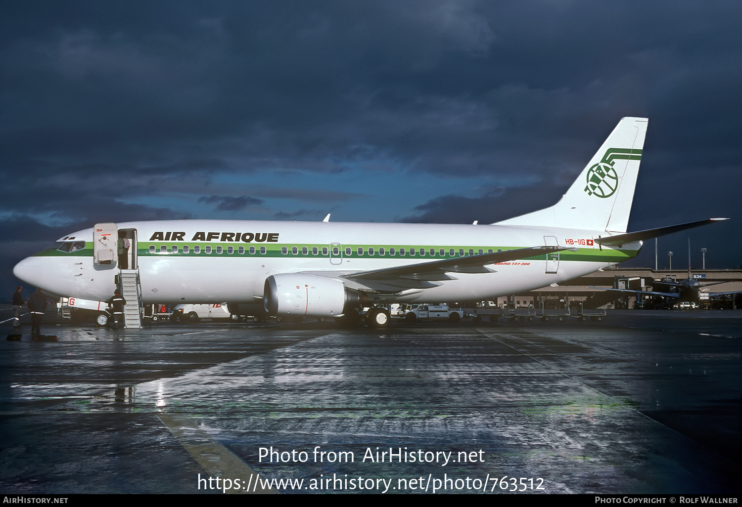 Aircraft Photo of HB-IIG | Boeing 737-3Q8 | Air Afrique | AirHistory.net #763512