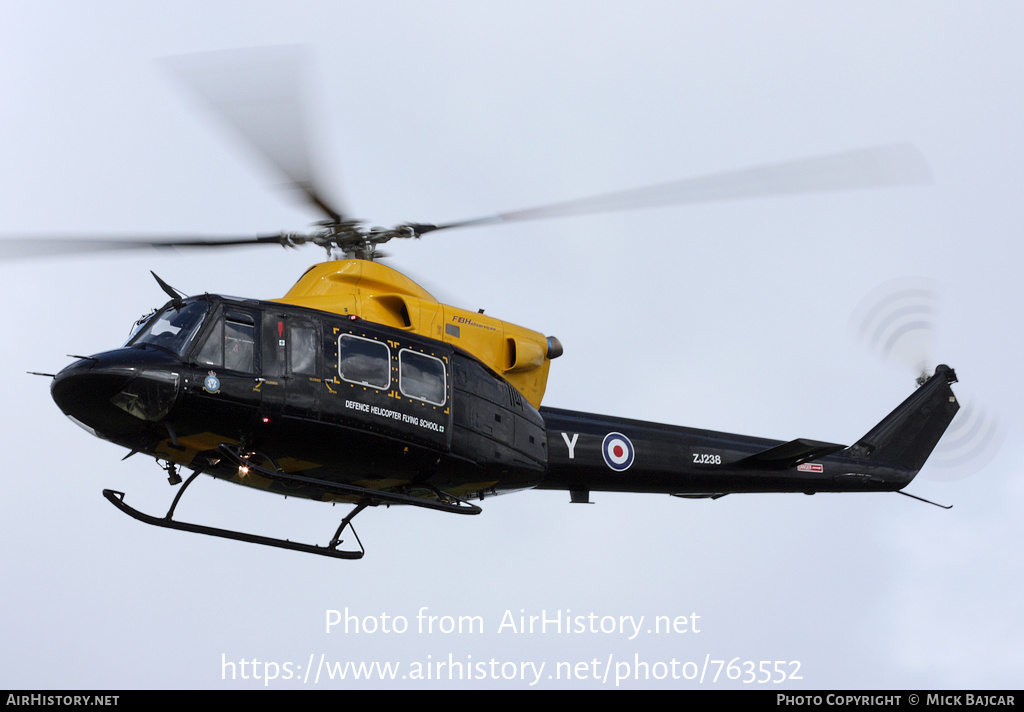 Aircraft Photo of ZJ238 | Bell 412EP Griffin HT1 | UK - Air Force | AirHistory.net #763552