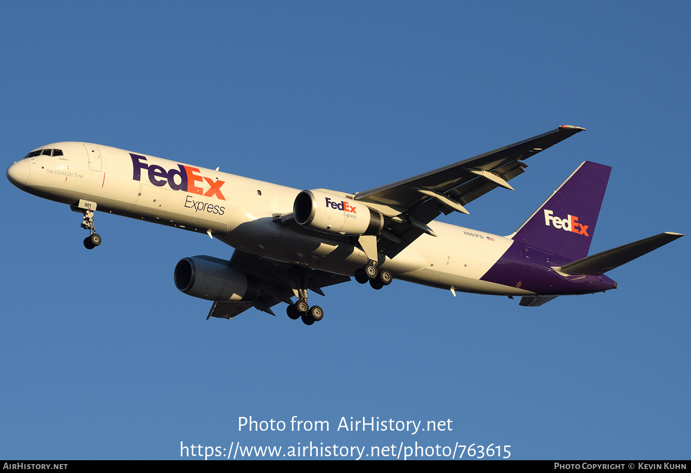 Aircraft Photo of N901FD | Boeing 757-2B7(SF) | FedEx Express - Federal Express | AirHistory.net #763615