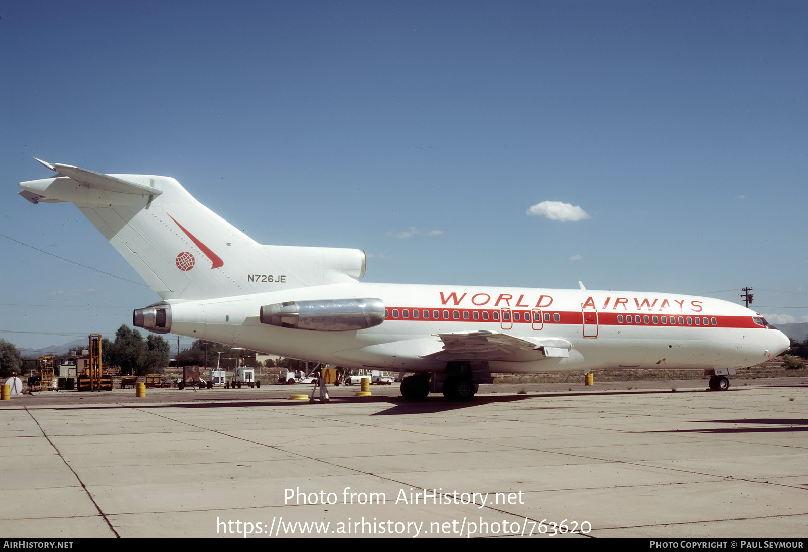 Aircraft Photo of N726JE | Boeing 727-114 | World Airways | AirHistory.net #763620