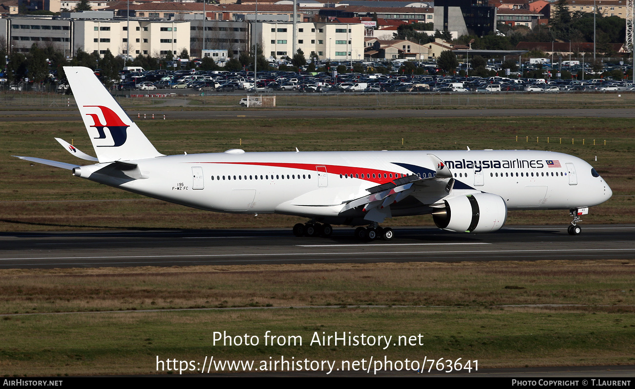 Aircraft Photo of F-WZFC | Airbus A350-941 | Malaysia Airlines | AirHistory.net #763641