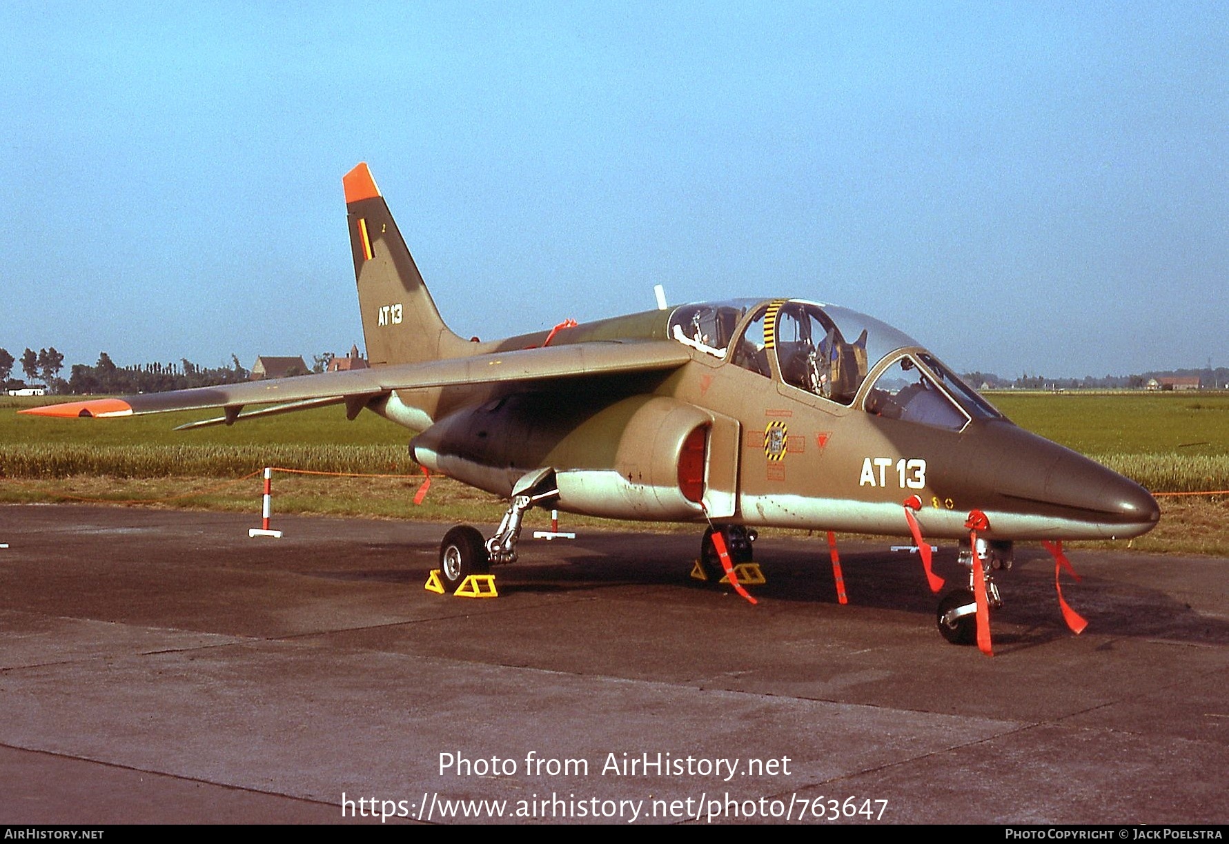 Aircraft Photo of AT13 | Dassault-Dornier Alpha Jet 1B | Belgium - Air Force | AirHistory.net #763647