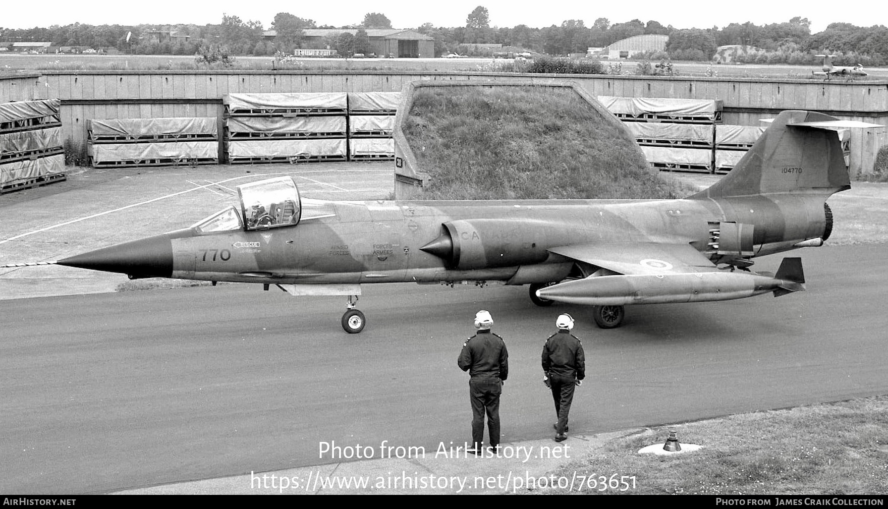 Aircraft Photo of 104770 | Canadair CF-104 Starfighter | Canada - Air Force | AirHistory.net #763651