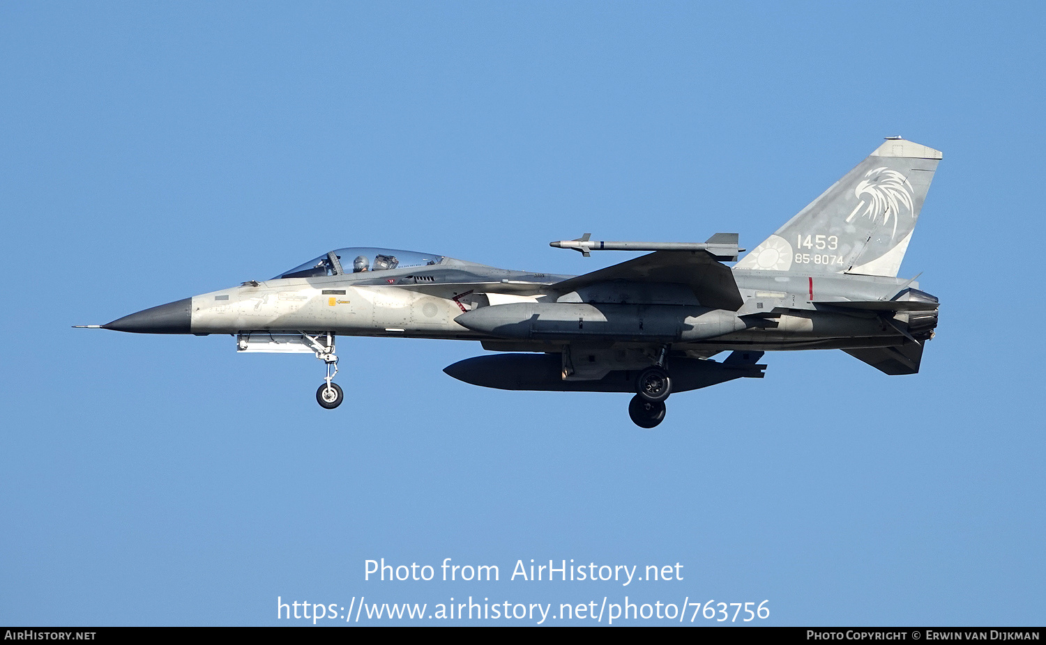 Aircraft Photo of 1453 / 85-8074 | AIDC F-CK-1C Hsung Ying | Taiwan - Air Force | AirHistory.net #763756