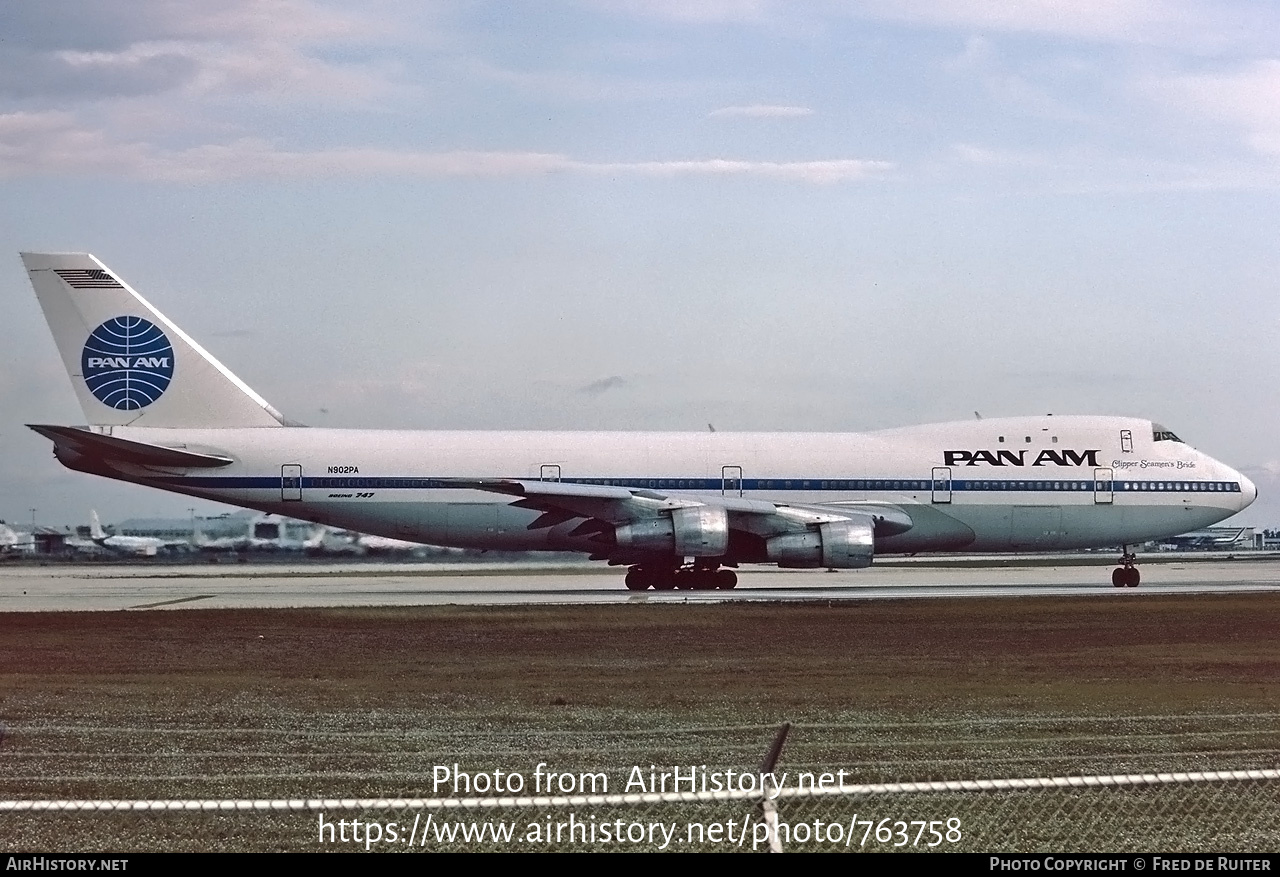 Aircraft Photo of N902PA | Boeing 747-132 | Pan American World Airways - Pan Am | AirHistory.net #763758