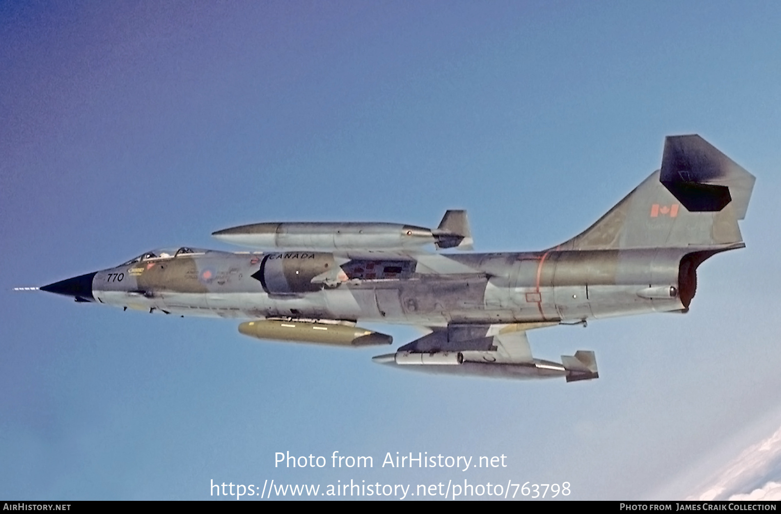 Aircraft Photo of 104770 | Canadair CF-104 Starfighter | Canada - Air Force | AirHistory.net #763798