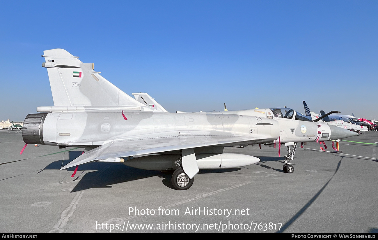 Aircraft Photo of 756 | Dassault Mirage 2000-9EAD | United Arab Emirates - Air Force | AirHistory.net #763817