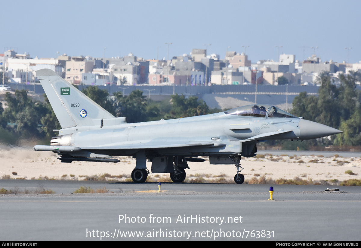 Aircraft Photo of 8020 | Eurofighter EF-2000 Typhoon S | Saudi Arabia - Air Force | AirHistory.net #763831