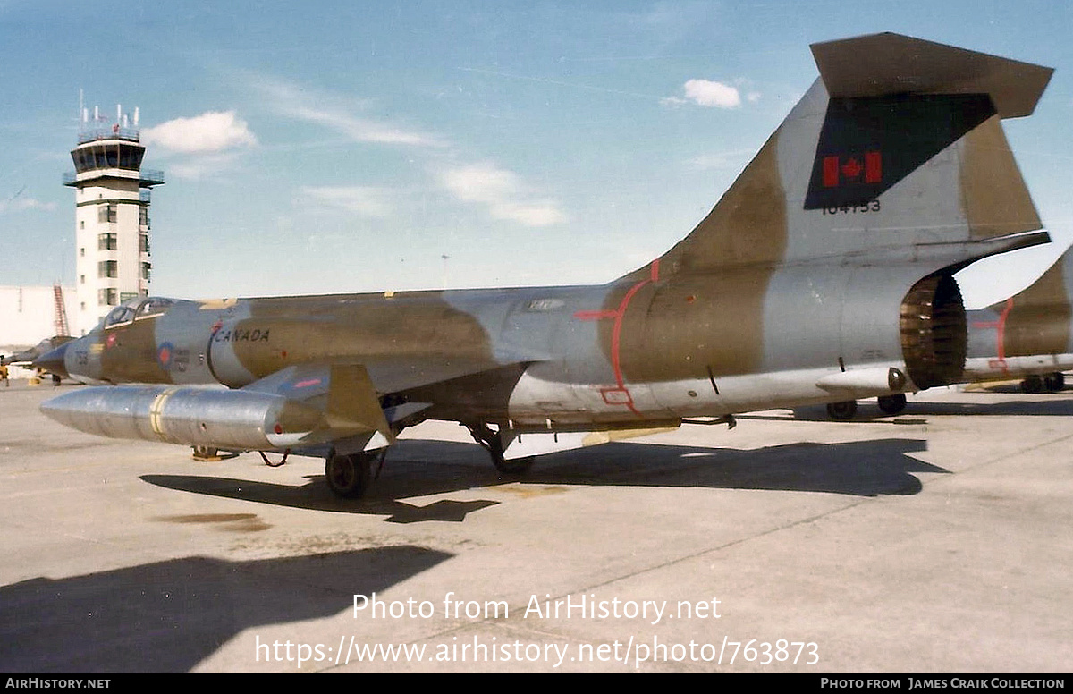 Aircraft Photo of 104753 | Canadair CF-104 Starfighter | Canada - Air Force | AirHistory.net #763873