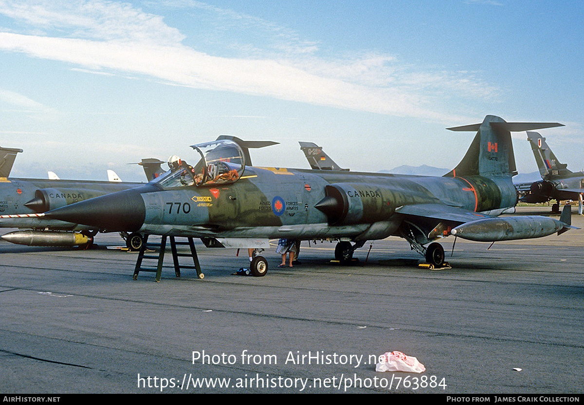 Aircraft Photo of 104770 | Canadair CF-104 Starfighter | Canada - Air Force | AirHistory.net #763884