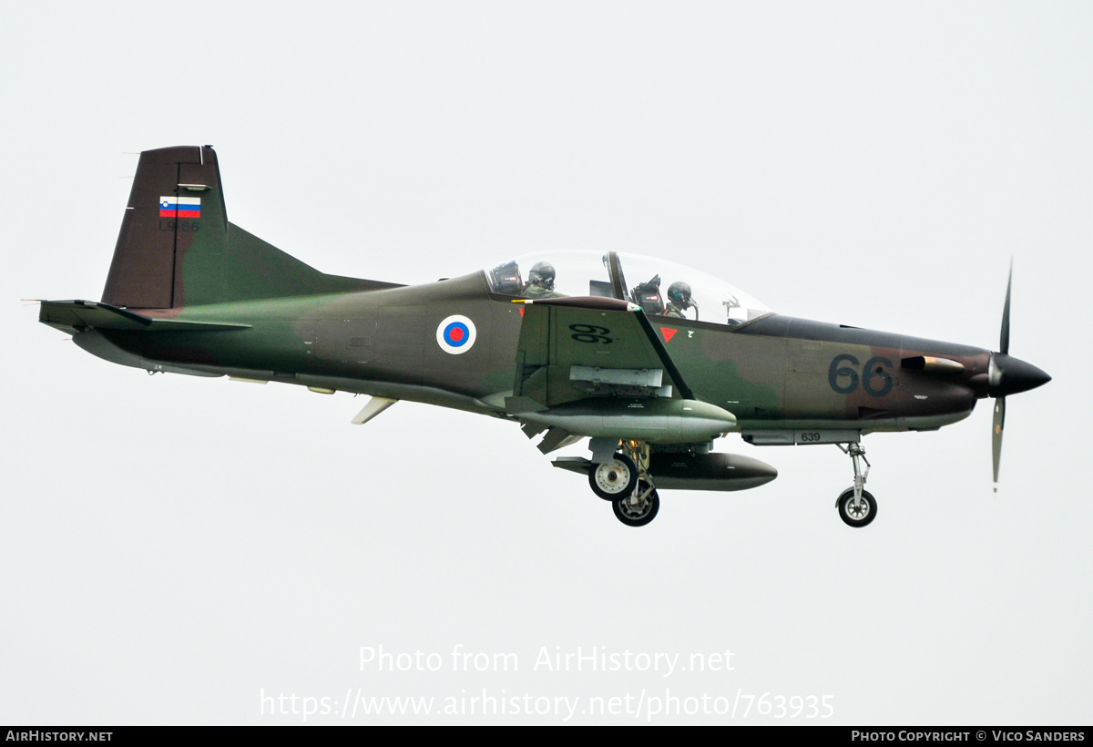 Aircraft Photo of L9-66 | Pilatus PC-9M Hudournik | Slovenia - Air Force | AirHistory.net #763935