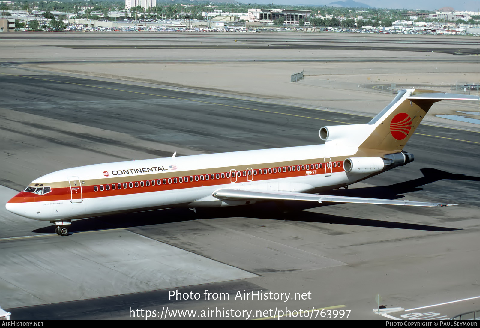 Aircraft Photo of N88711 | Boeing 727-224 | Continental Airlines | AirHistory.net #763997