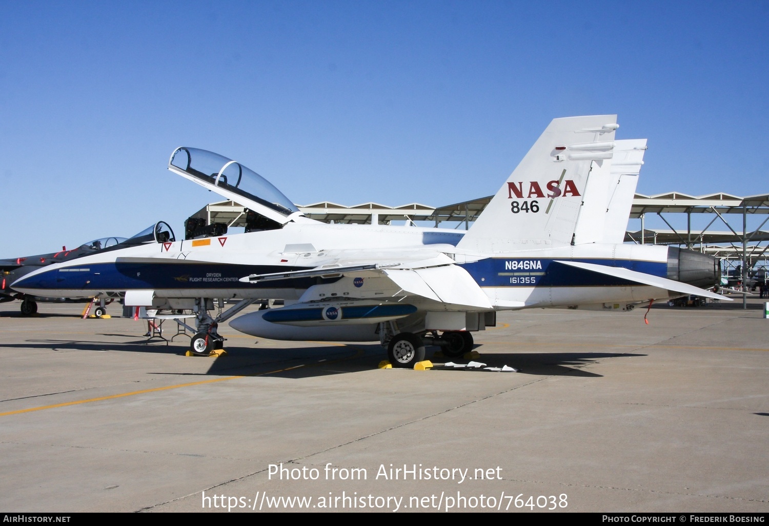 Aircraft Photo of 161355 / N846NA | McDonnell Douglas F/A-18B Hornet | USA - Navy | AirHistory.net #764038