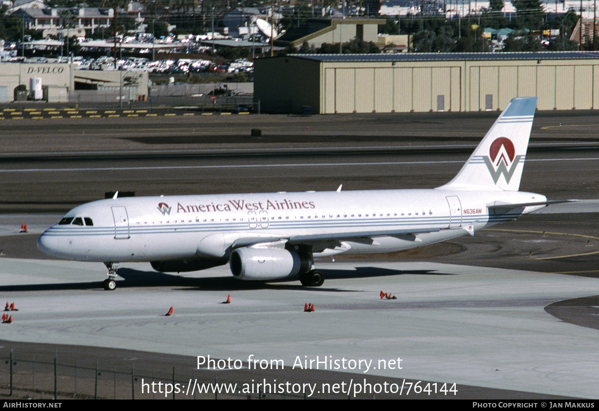 Aircraft Photo of N636AW | Airbus A320-231 | America West Airlines | AirHistory.net #764144