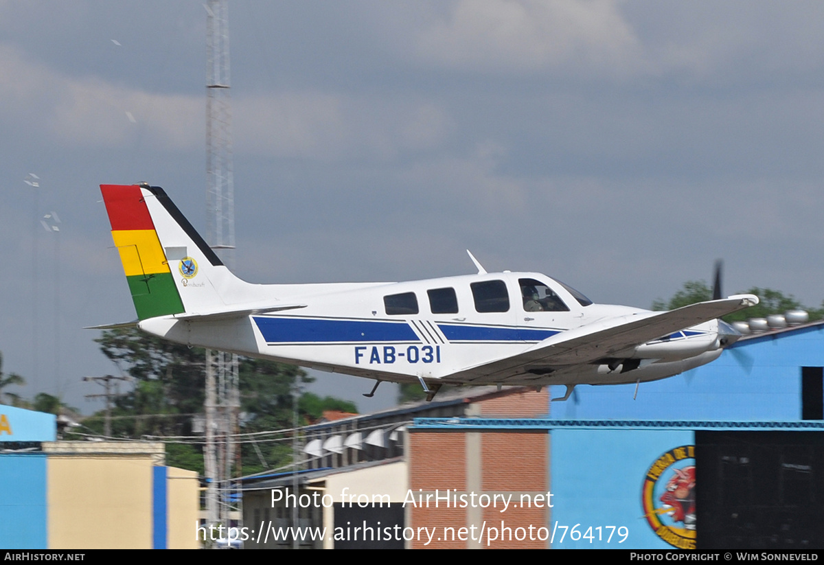 Aircraft Photo of FAB-031 | Beech 58P Pressurized Baron | Bolivia - Air Force | AirHistory.net #764179