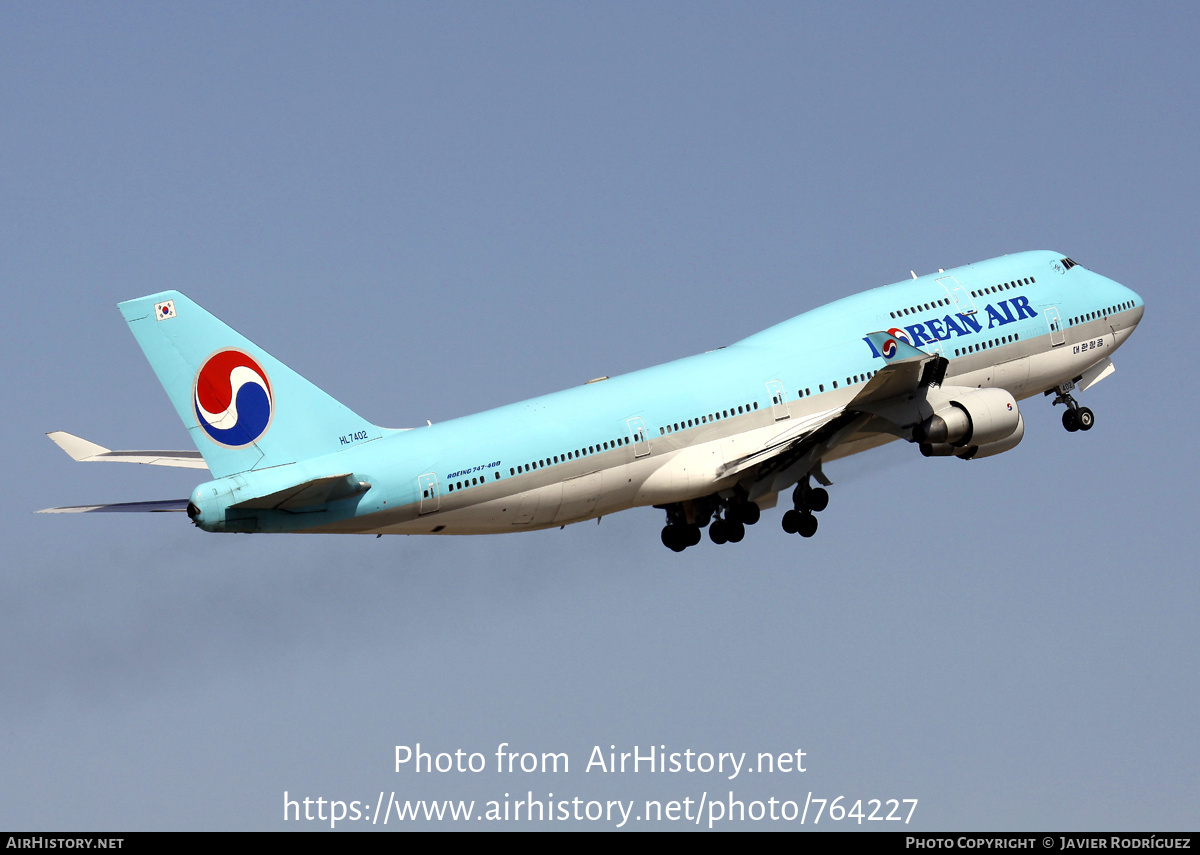 Aircraft Photo of HL7402 | Boeing 747-4B5 | Korean Air | AirHistory.net #764227