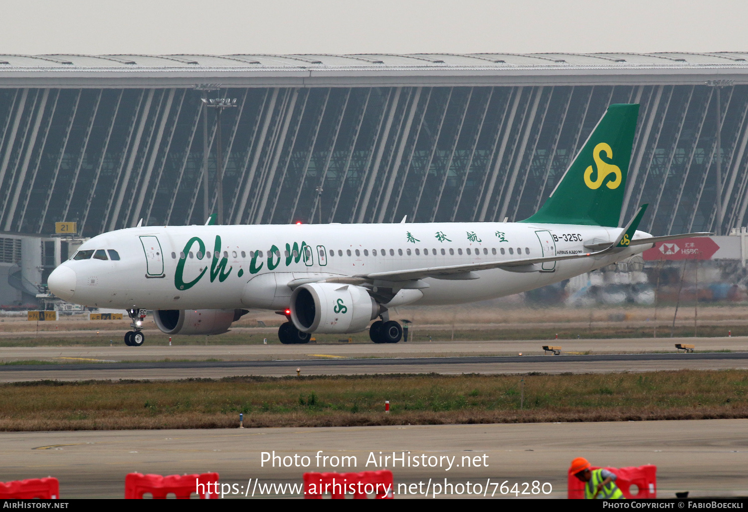 Aircraft Photo of B-325C | Airbus A320-251N | Spring Airlines | AirHistory.net #764280