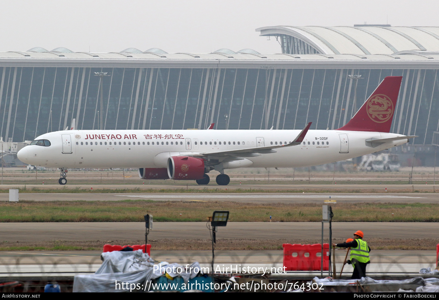 Aircraft Photo of B-32DF | Airbus A321-271NX | Juneyao Airlines | AirHistory.net #764302