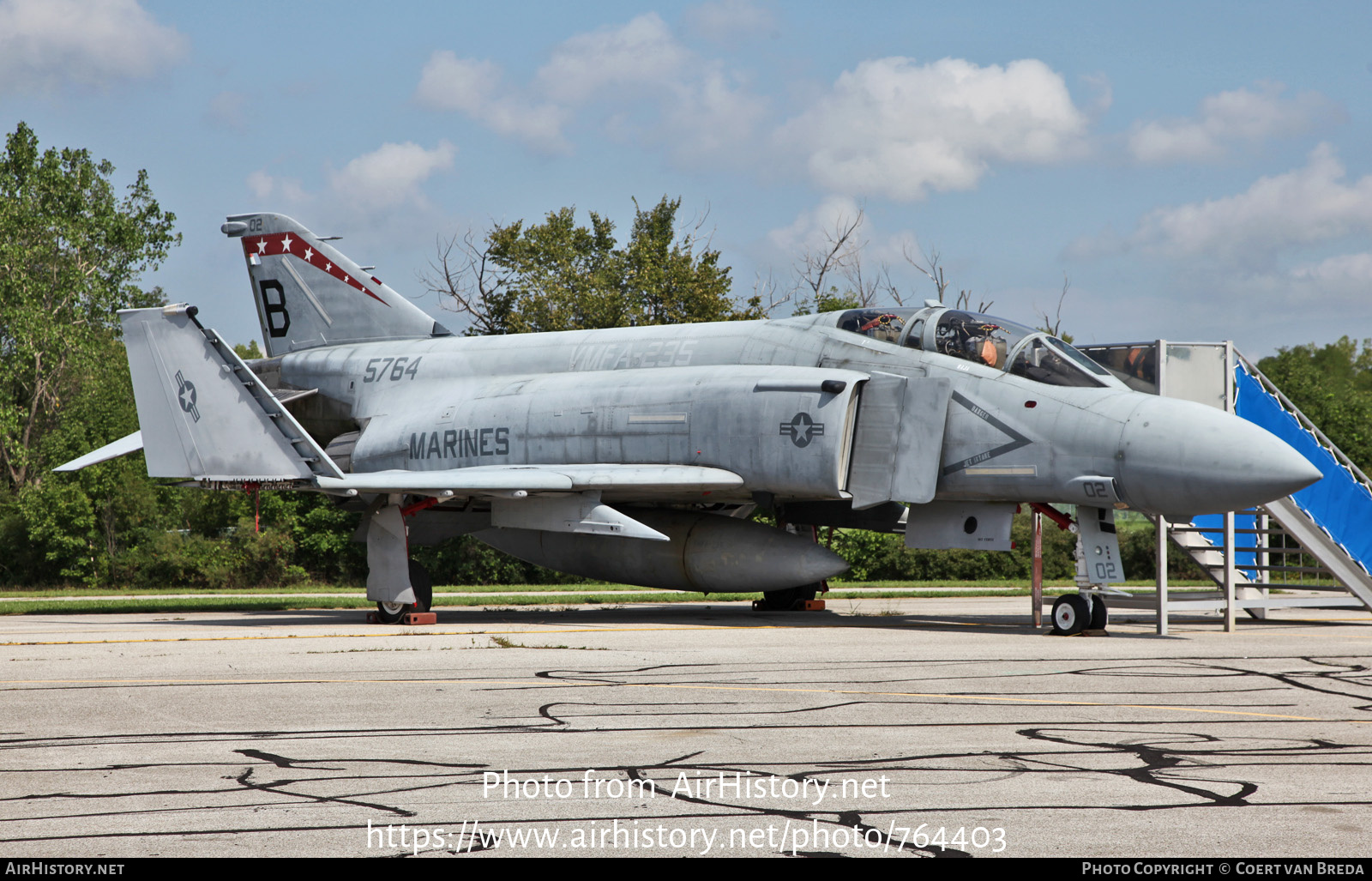 Aircraft Photo of 155764 | McDonnell Douglas F-4S Phantom II | USA - Marines | AirHistory.net #764403