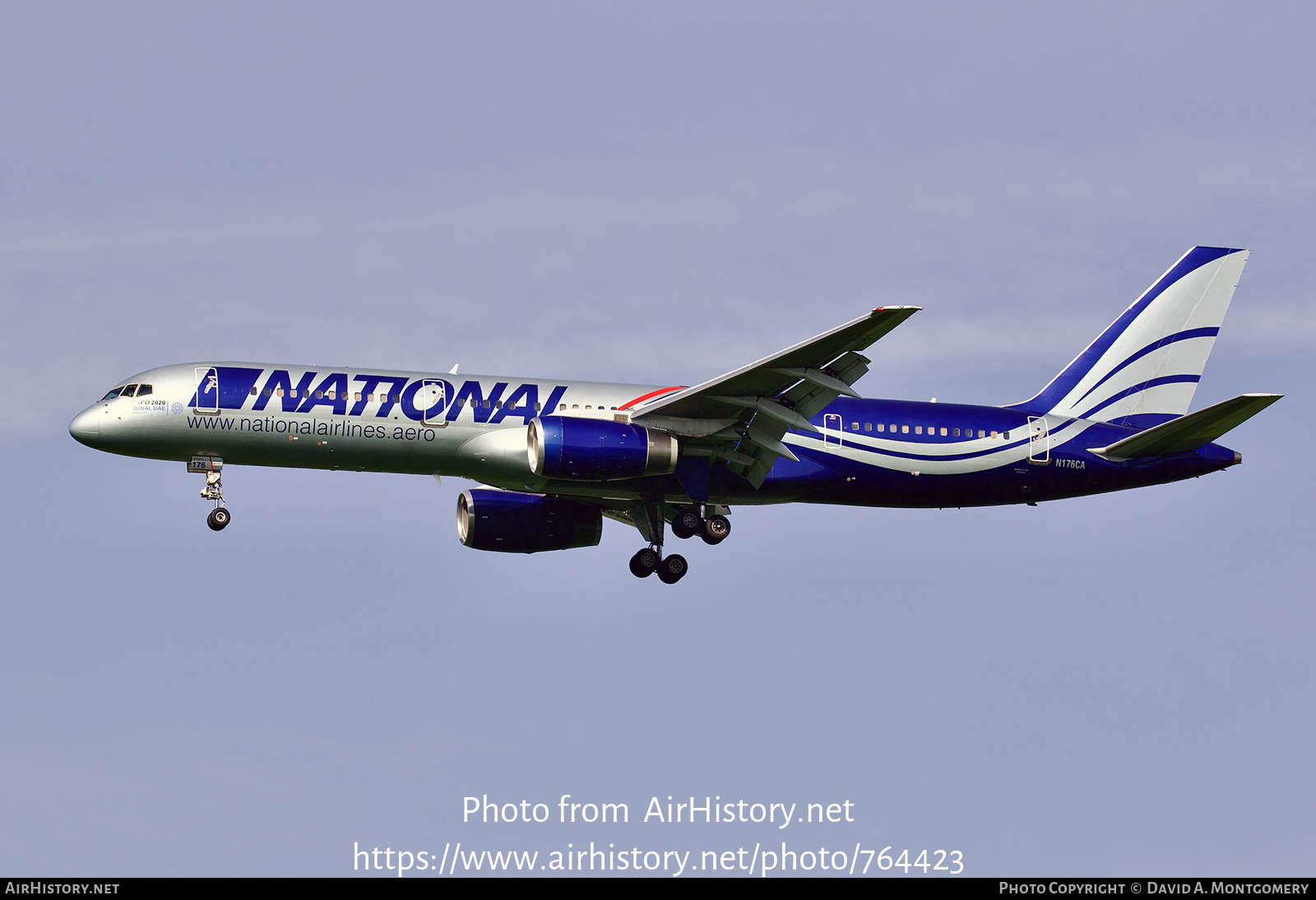 Aircraft Photo of N176CA | Boeing 757-28A | National Airlines | AirHistory.net #764423