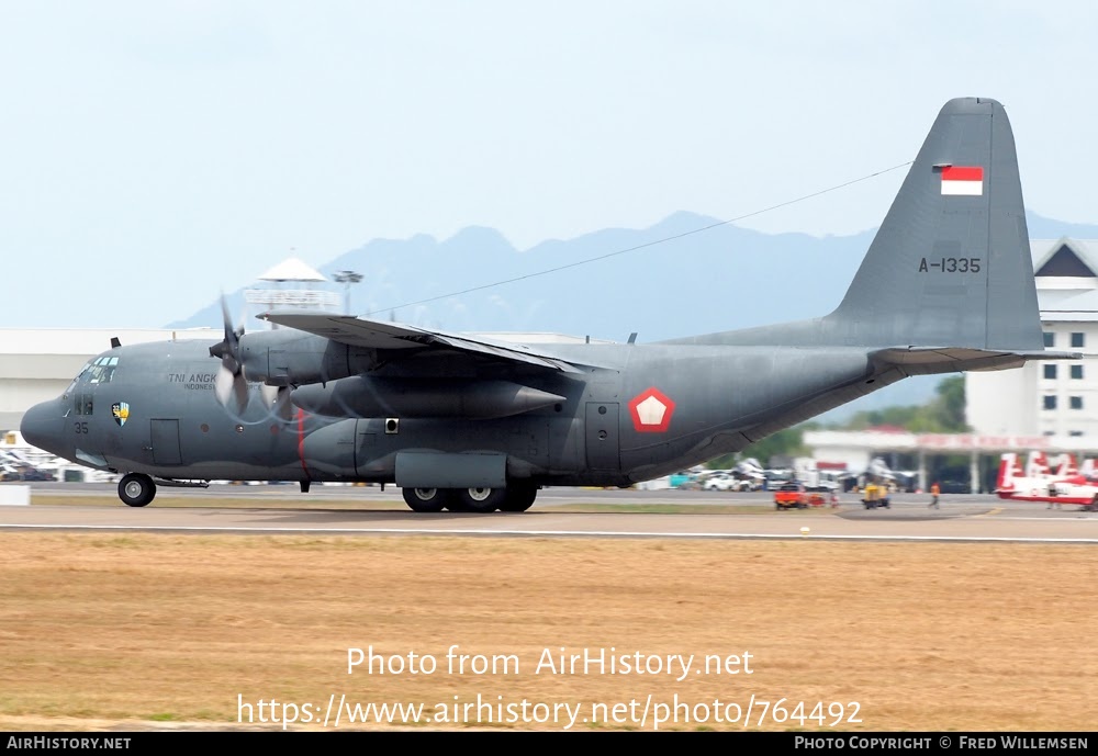 Aircraft Photo of A-1335 | Lockheed C-130H Hercules | Indonesia - Air Force | AirHistory.net #764492