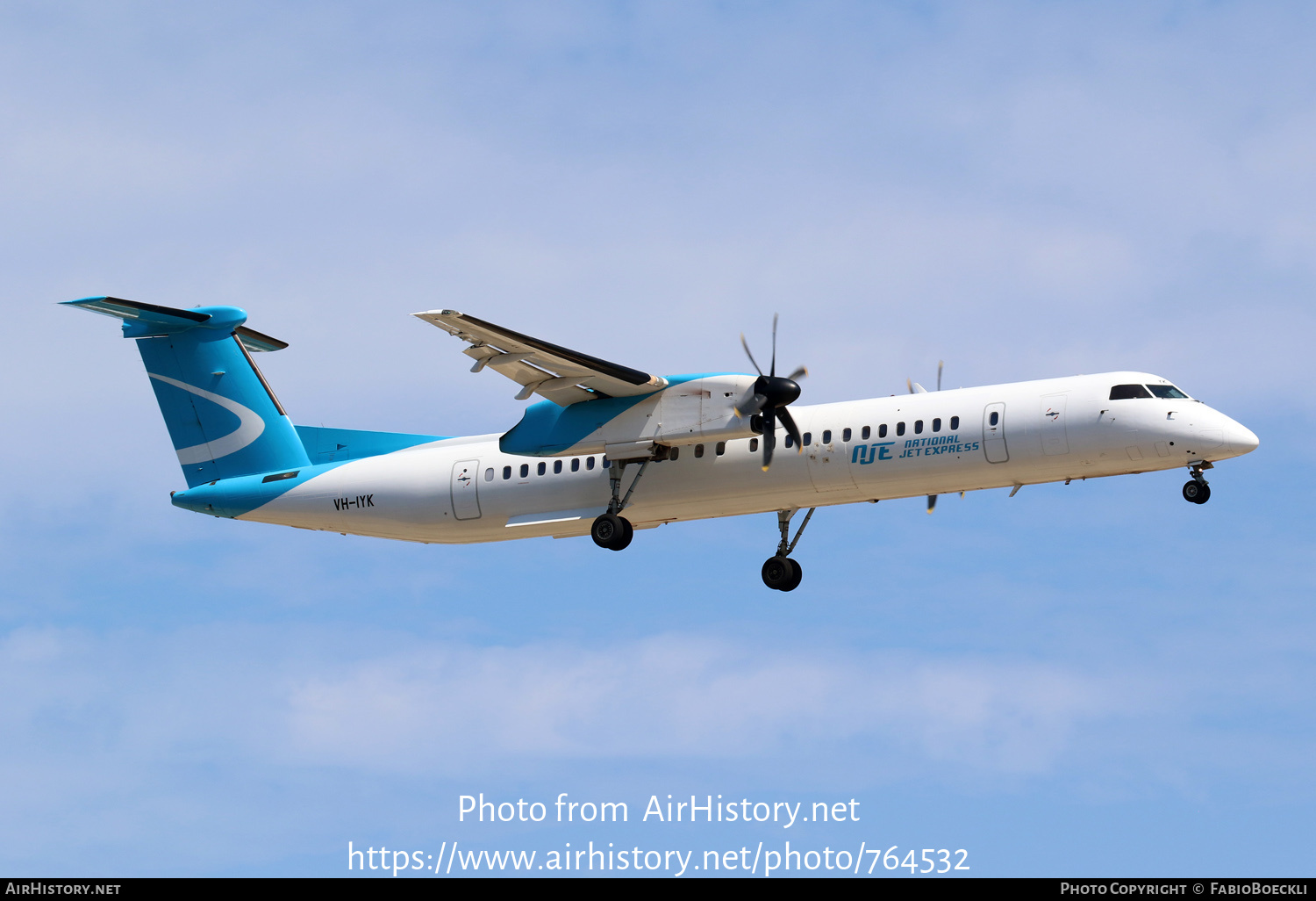 Aircraft Photo of VH-IYK | Bombardier DHC-8-402 Dash 8 | NJE - National Jet Express | AirHistory.net #764532