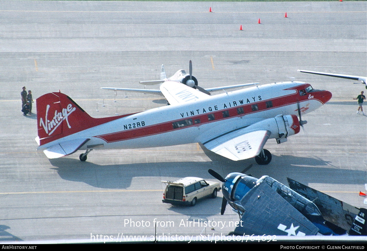 Aircraft Photo of N22RB | Douglas C-53 Skytrooper | Vintage Airways | AirHistory.net #764692