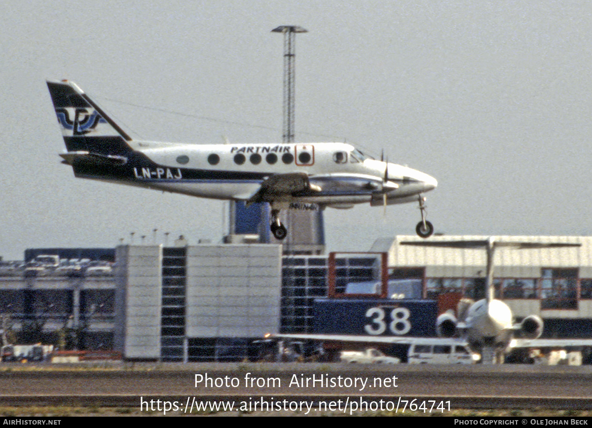 Aircraft Photo of LN-PAJ | Beech 100 King Air | Partnair | AirHistory.net #764741