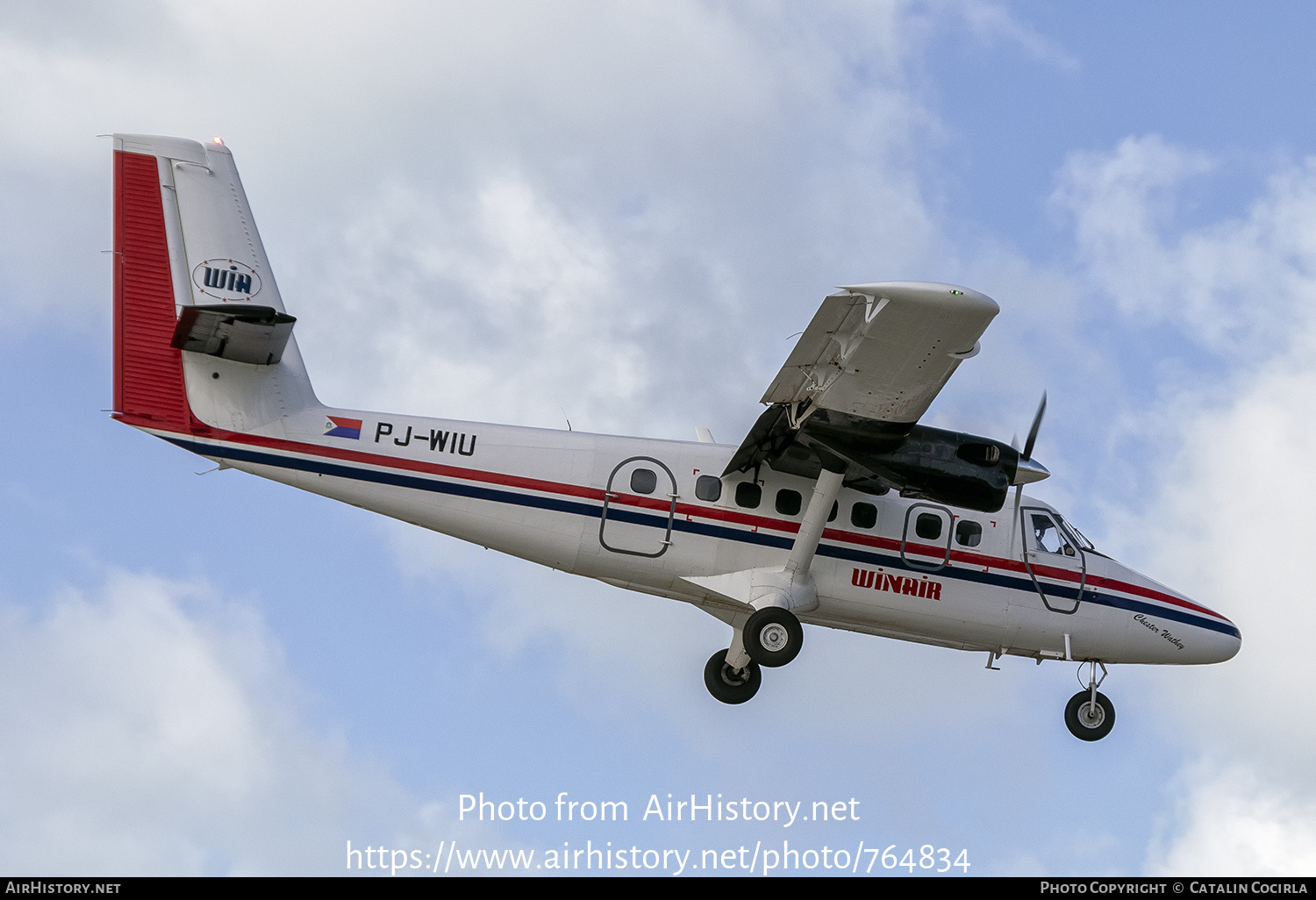 Aircraft Photo of PJ-WIU | De Havilland Canada DHC-6-300 Twin Otter | Winair - Windward Islands Airways | AirHistory.net #764834