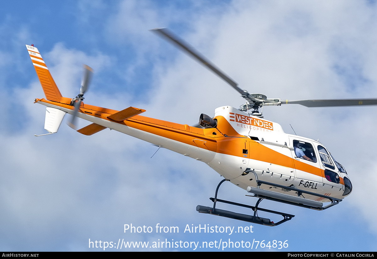 Aircraft Photo of F-GFLL | Aerospatiale AS-350B-2 Ecureuil | West Indies Helicopters | AirHistory.net #764836