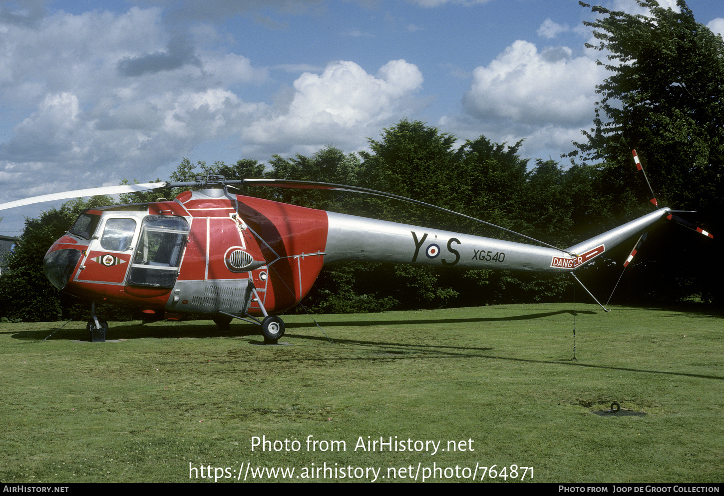 Aircraft Photo of XG540 | Bristol 171 Sycamore HR14 | UK - Air Force | AirHistory.net #764871