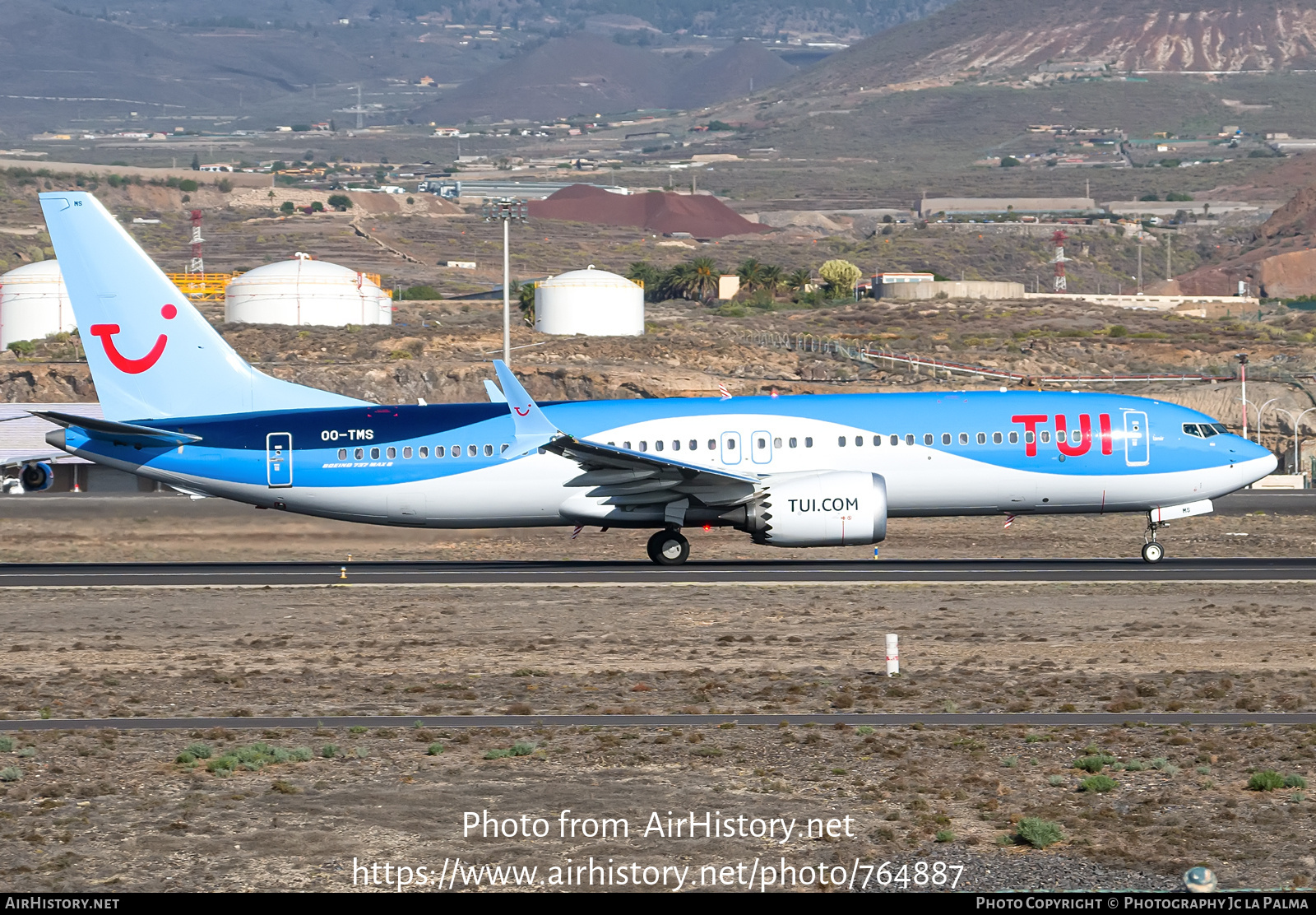 Aircraft Photo of OO-TMS | Boeing 737-8 Max 8 | TUI | AirHistory.net #764887