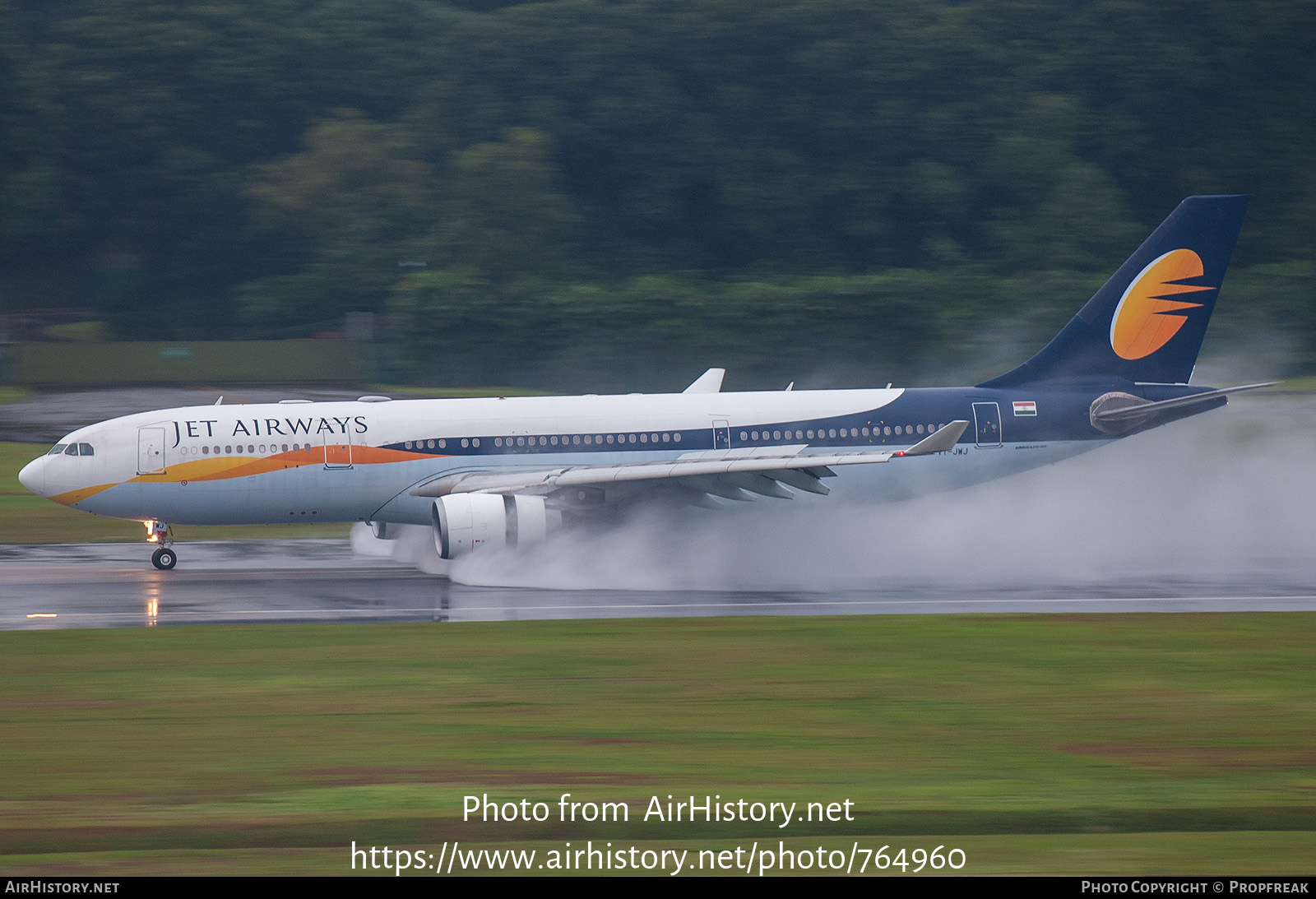 Aircraft Photo of VT-JWJ | Airbus A330-202 | Jet Airways | AirHistory.net #764960