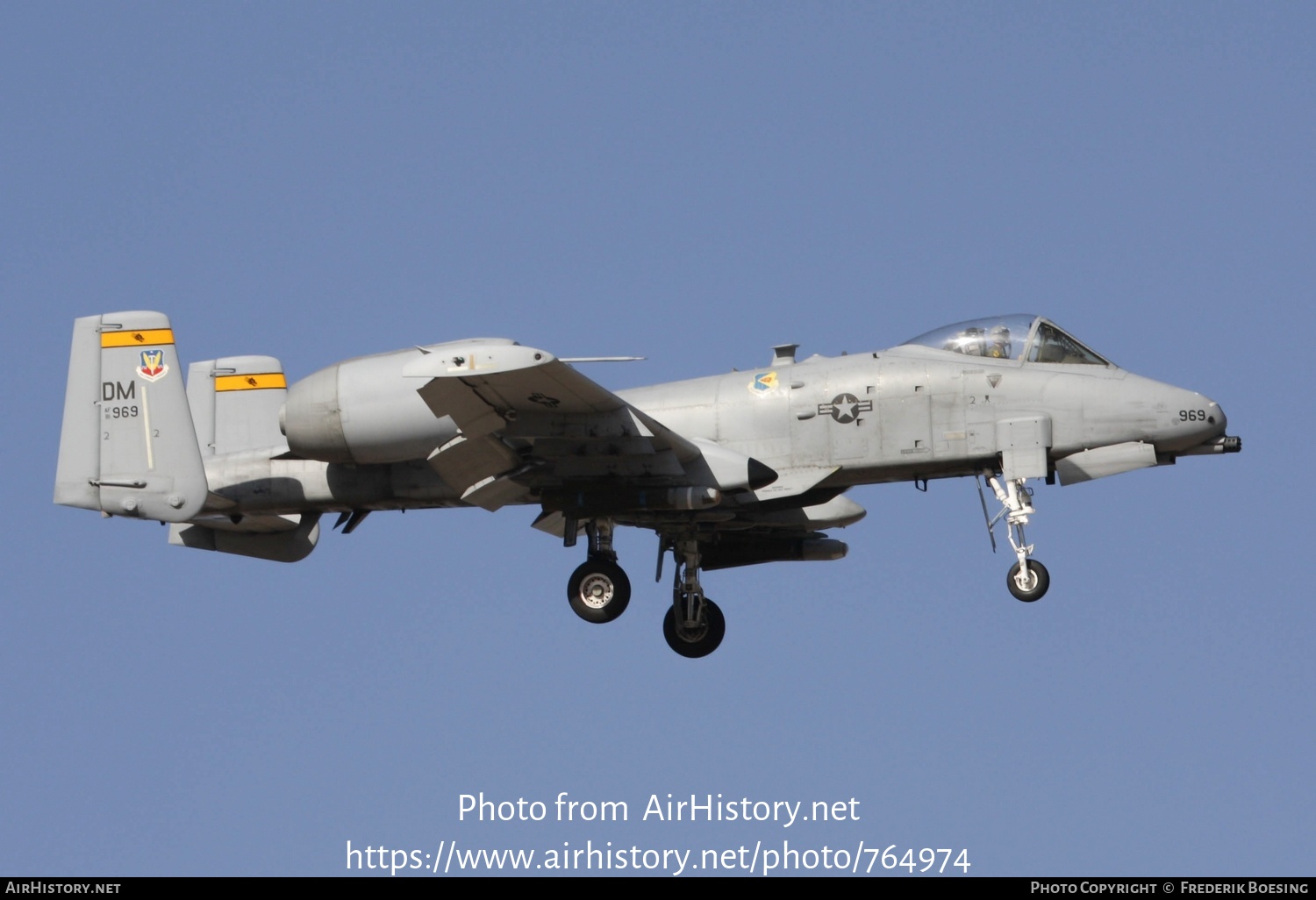 Aircraft Photo of 81-0969 / AF81-969 | Fairchild A-10A Thunderbolt II | USA - Air Force | AirHistory.net #764974