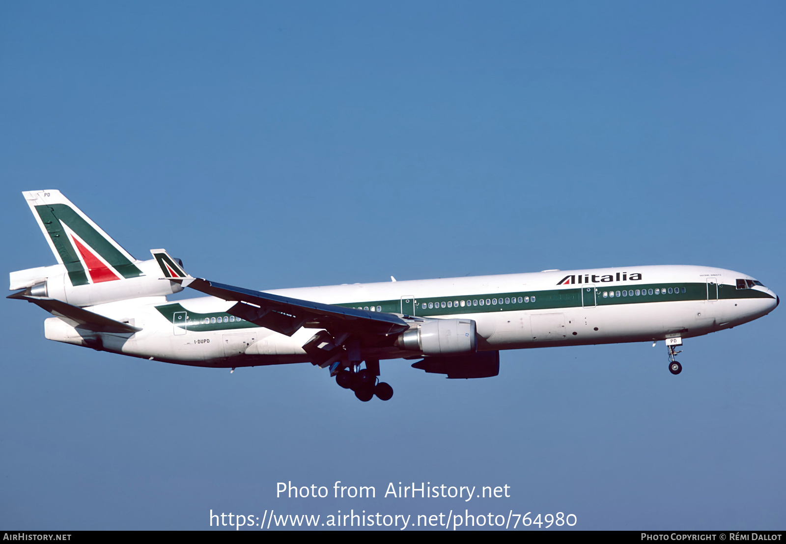 Aircraft Photo of I-DUPD | McDonnell Douglas MD-11 | Alitalia | AirHistory.net #764980