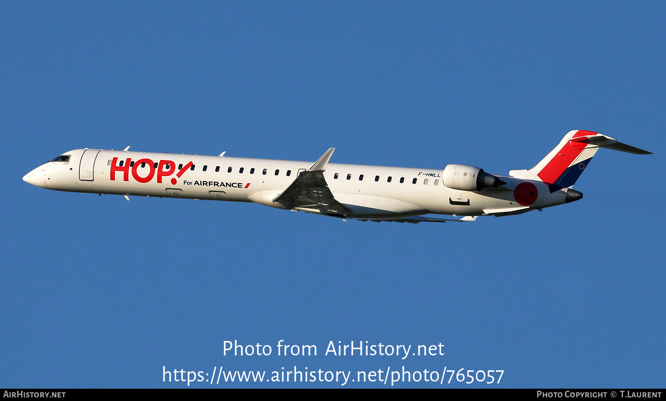 Aircraft Photo of F-HMLL | Bombardier CRJ-1000EL NG (CL-600-2E25) | Hop! | AirHistory.net #765057