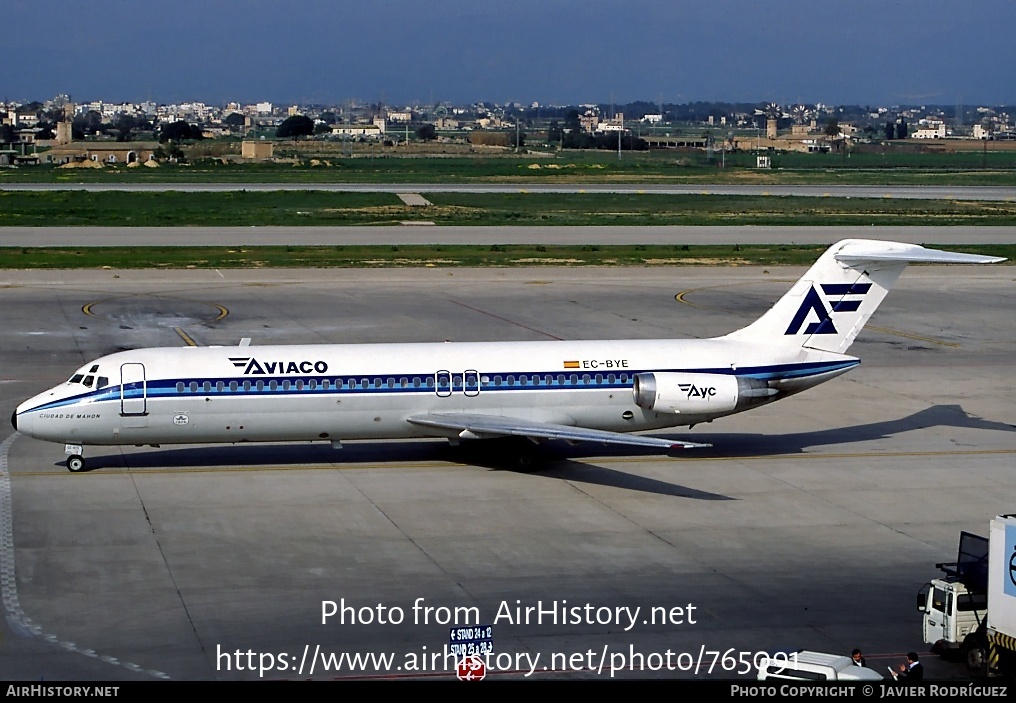 Aircraft Photo of EC-BYE | McDonnell Douglas DC-9-32 | Aviaco | AirHistory.net #765091