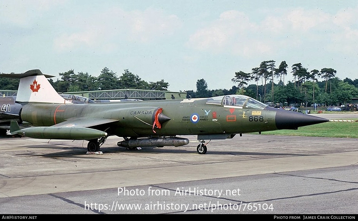 Aircraft Photo of 104848 | Canadair CF-104 Starfighter | Canada - Air Force | AirHistory.net #765104