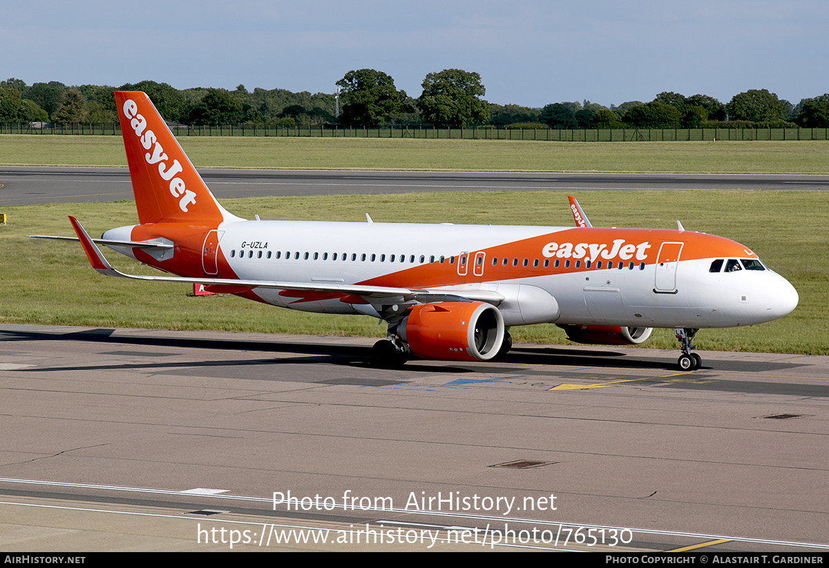 Aircraft Photo of G-UZLA | Airbus A320-251N | EasyJet | AirHistory.net #765130