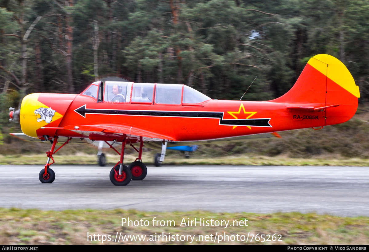 Aircraft Photo of RA-3085K | Yakovlev Yak-52 | AirHistory.net #765262