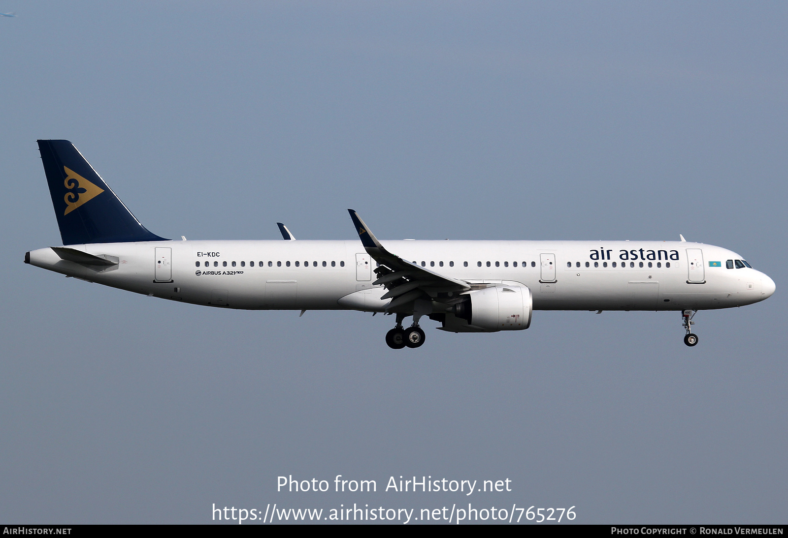 Aircraft Photo of EI-KDC | Airbus A321-271N | Air Astana | AirHistory.net #765276