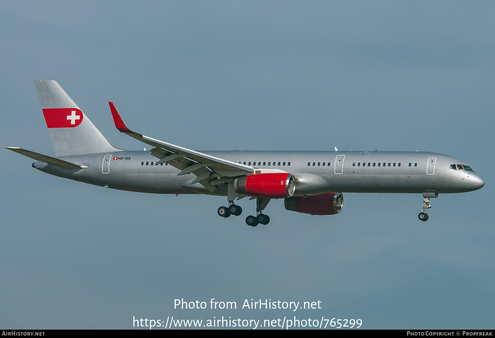 Aircraft Photo of HB-IEE | Boeing 757-23A | AirHistory.net #765299